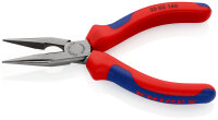 KNIPEX 25 02 140 SB Flachrundzange mit Schneide...