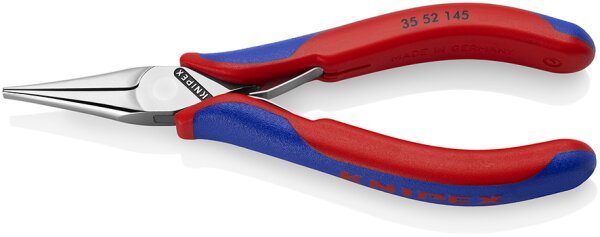 KNIPEX 35 52 145 Elektronik-Greifzange mit Mehrkomponenten-Hüllen 145 mm