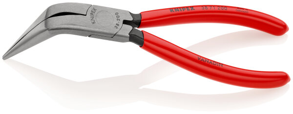 KNIPEX 38 71 200 Mechanikerzange mit Kunststoff überzogen schwarz atramentiert 200 mm