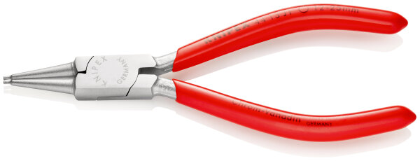 KNIPEX 44 13 J1 Sicherungsringzange für Innenringe in Bohrungen mit Kunststoff überzogen verchromt 140 mm