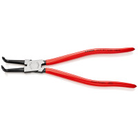 KNIPEX 44 21 J41 SB Sicherungsringzange für Innenringe in Bohrungen mit Kunststoff überzogen schwarz atramentiert 300 mm (SB-Karte/Blister)