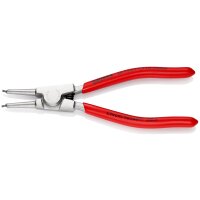 KNIPEX 46 13 A1 Sicherungsringzange für Außenringe auf Wellen mit Kunststoff überzogen verchromt 140 mm