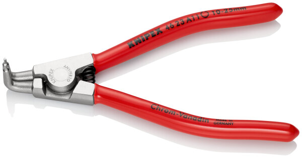 KNIPEX 46 23 A11 Sicherungsringzange für Außenringe auf Wellen mit Kunststoff überzogen verchromt 125 mm