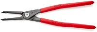 KNIPEX 48 11 J4 SB Präzisions-Sicherungsringzange für Innenringe in Bohrungen mit rutschhemmendem Kunststoff überzogen grau atramentiert 320 mm (SB-Karte/Blister)