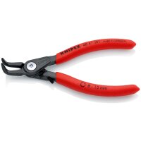 KNIPEX 48 41 J01 Präzisions-Sicherungsringzange für Innenringe in Bohrungen mit rutschhemmendem Kunststoff überzogen grau atramentiert 130 mm