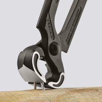 KNIPEX 50 01 180 SB Kneifzange mit Kunststoff überzogen schwarz atramentiert 180 mm (SB-Karte/Blister)