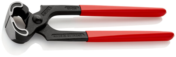 KNIPEX 50 01 225 Kneifzange mit Kunststoff überzogen schwarz atramentiert 225 mm