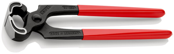 KNIPEX 50 01 250 Kneifzange mit Kunststoff überzogen schwarz atramentiert 250 mm