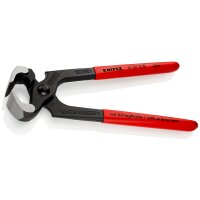 KNIPEX 51 01 210 SB Hammerzange mit Kunststoff überzogen schwarz atramentiert 210 mm (SB-Karte/Blister)