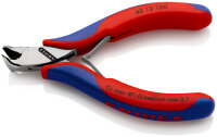 KNIPEX 62 12 120 Elektronik-Schrägschneider mit Mehrkomponenten-Hüllen 120 mm