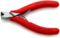 KNIPEX 64 11 115 Elektronik-Vornschneider mit Kunststoff überzogen 115 mm