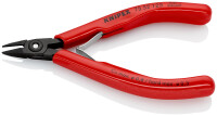 KNIPEX 75 52 125 Elektronik-Seitenschneider mit Kunststoff-Hüllen brüniert 125 mm