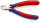 KNIPEX 77 02 120 H Elektronik-Seitenschneider mit eingesetzter Hartmetallschneide mit Mehrkomponenten-Hüllen 120 mm