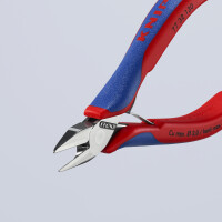 KNIPEX 77 32 130 Elektronik-Seitenschneider mit Mehrkomponenten-Hüllen 130 mm