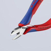 KNIPEX 77 82 130 Elektronik-Seitenschneider mit Mehrkomponenten-Hüllen 130 mm