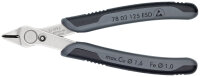 KNIPEX 78 03 125 ESDSB Electronic Super Knips® ESD mit Mehrkomponenten-Hüllen 125 mm (SB-Karte/Blister)