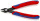 KNIPEX 78 61 125 SB Electronic Super Knips® mit Mehrkomponenten-Hüllen brüniert 125 mm (SB-Karte/Blister)