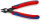 KNIPEX 78 81 125 SB Electronic Super Knips® mit Mehrkomponenten-Hüllen brüniert 125 mm (SB-Karte/Blister)