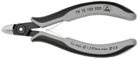 KNIPEX 79 12 125 ESD Präzisions-Elektronik-Seitenschneider ESD mit Mehrkomponenten-Hüllen brüniert 125 mm