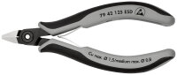 KNIPEX 79 42 125 ESD Präzisions-Elektronik-Seitenschneider ESD mit Mehrkomponenten-Hüllen brüniert 125 mm