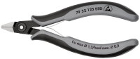 KNIPEX 79 52 125 ESD Präzisions-Elektronik-Seitenschneider ESD mit Mehrkomponenten-Hüllen brüniert 125 mm