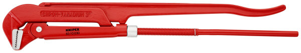 KNIPEX 83 10 030 Rohrzange 90° rot pulverbeschichtet 650 mm