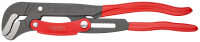 KNIPEX 83 61 015 Rohrzange S-Maul mit Schnelleinstellung...