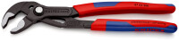 KNIPEX 87 02 250 SB Cobra® Hightech-Wasserpumpenzange mit schlanken Mehrkomponenten-Hüllen grau atramentiert 250 mm (SB-Karte/Blister)