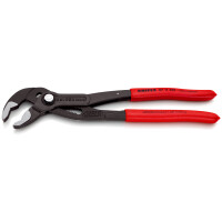 KNIPEX 87 11 250 SB Cobra®...matic Wasserpumpenzange mit rutschhemmendem Kunststoff überzogen grau atramentiert 250 mm (SB-Karte/Blister)