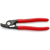 KNIPEX 95 21 165 Kabelschere mit Öffnungsfeder mit...