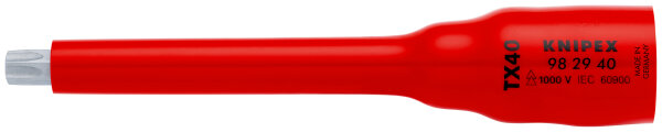 KNIPEX 98 29 40 Steckschlüsseleinsatz 3/8" für TX40 123 mm