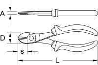 ERGOTORQUE Kraft-Seitenschneider,260mm