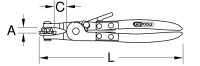 Universal-Schlauchschellenzange, 220mm