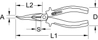 Lecköl-Leitungszange, 200mm