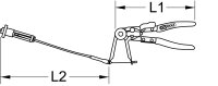 Schlauchschellenzange m.Bowdenzug, VAG Ø 0-60mm