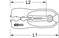 Multifunktions-Abisolierwerkzeug, 0,2-0,8mm