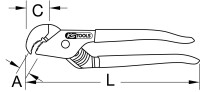 Spezialrohrzange, 4-fach verstellbar, 242mm