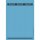 1687 PC-beschriftbare Rückenschilder - Papier, lang/breit, 75 Stück, blau