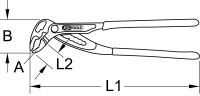 Wasserpumpenzange, 36mm