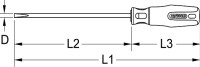 ERGOTORQUE VDE Schlitz-Schraubendreher, 2,5mm