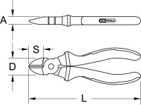 ERGOTORQUE VDE Diagonal-Seitenschneider, 160mm