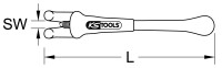 Gegenhalter mit Schutzisolierung,  0-15 mm