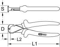 1000V Vornschneider, 160mm