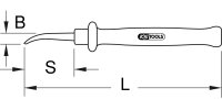 Papier-Sektionsmesser mit Schutzisolierung, 210mm