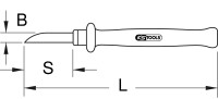 Kabel-Abisoliermesser mit Schutzisolierung, 200mm