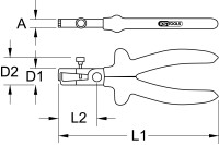 1000V Abisolierzange, 11mm