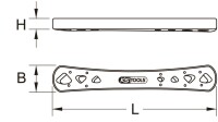 Ausrichtungswerkzeug, 248 mm