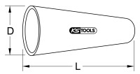 Tülle mit Schutzisolierung ohne Klemmkappe, 4mm