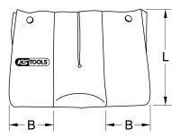 Isolatorenabdeckungen für Giebelisolatoren, 115 mm