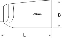 NH-Sicherungs-Aufsteckgriff mit Schutzisolierung, 445mm